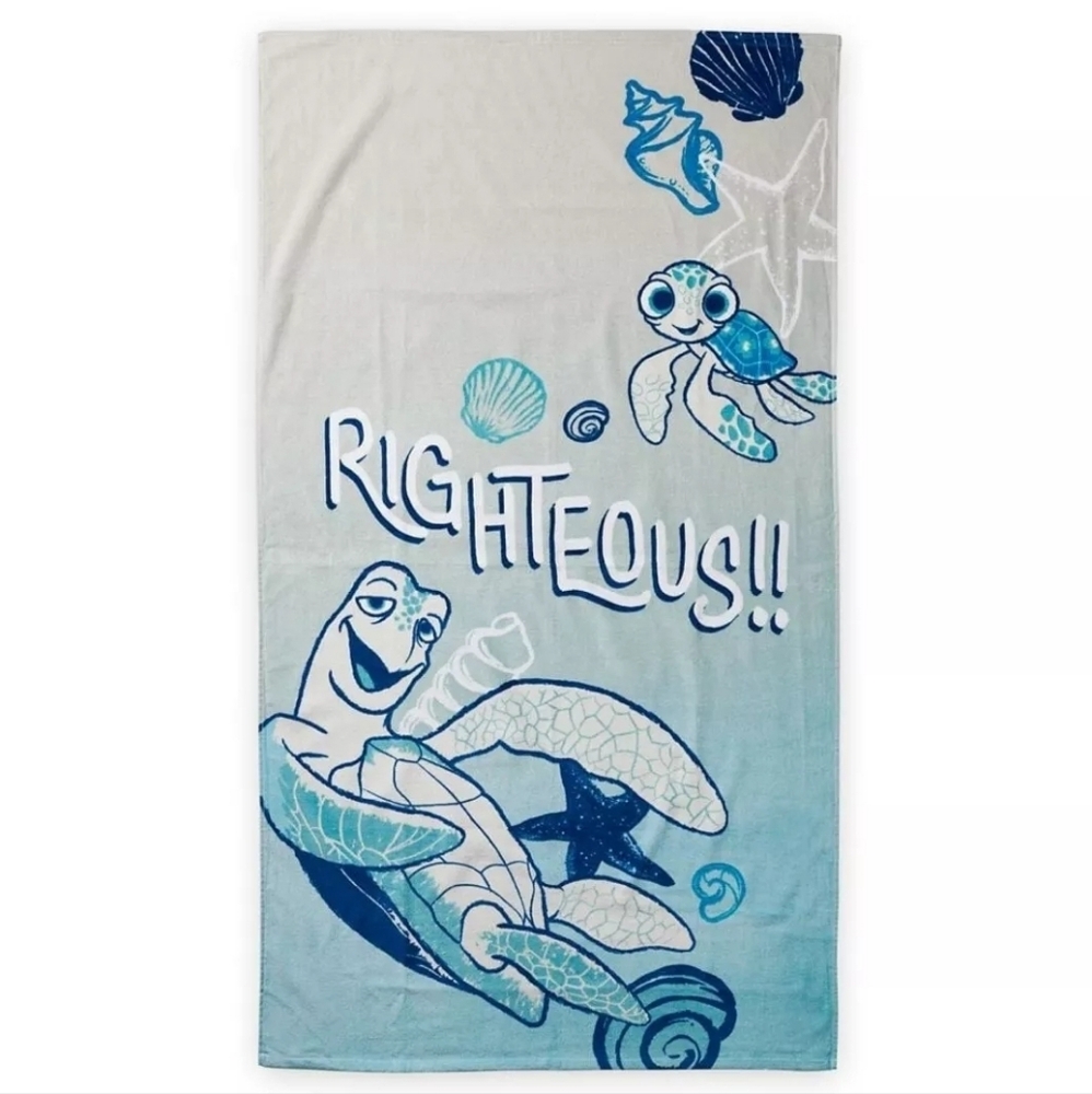 Disney Beach Towel - Finding Nemo - Crush and Squirt